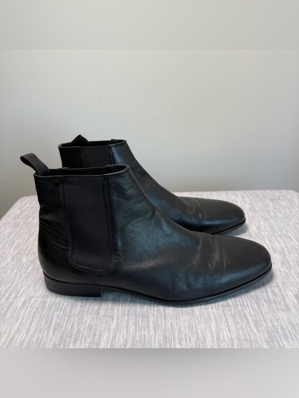 Zara Men’s Black Leather Chelsea Boot | GUC | EU 44 / US 11 | Made in Portugal